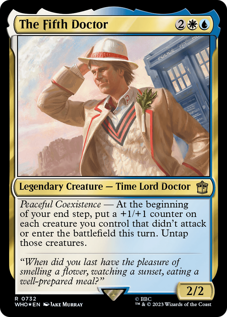 Le Cinquième Docteur (WHO-732) - Doctor Who Foil 