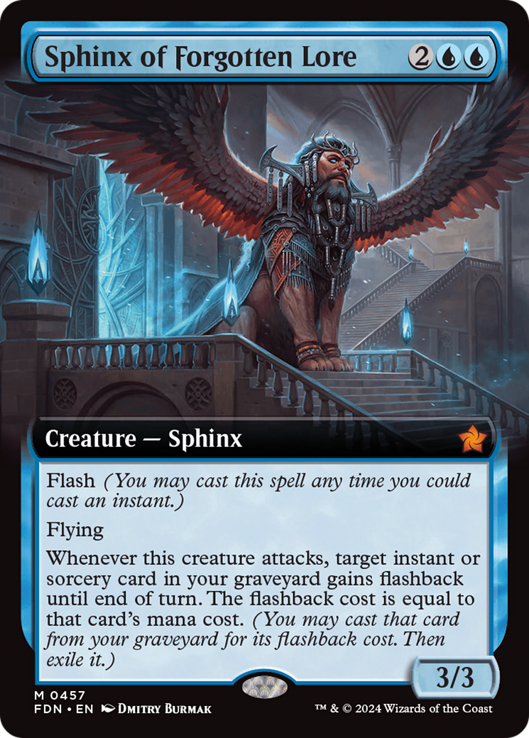 Sphinx des traditions oubliées (FDN-457) - Fondations : (Extended Art) Feuille 