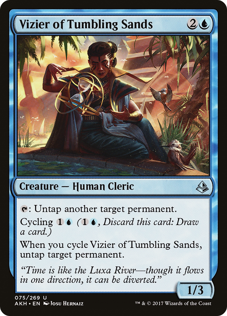 Vizir des Sables Tumultueux (AKH-075) - Amonkhet Foil