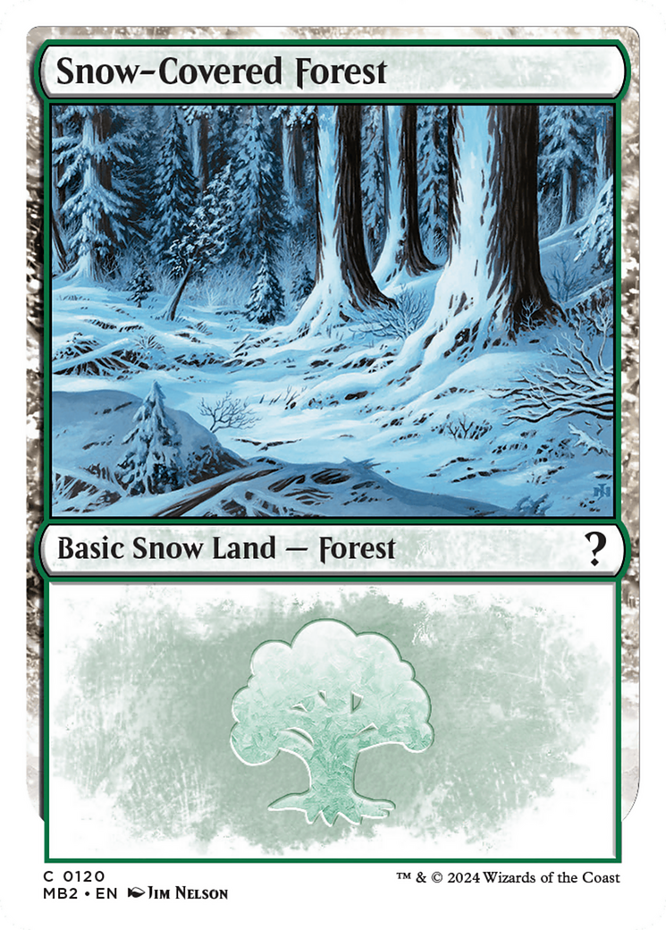 Forêt enneigée (MB2-120) - Mystery Booster 2 : (neige) 