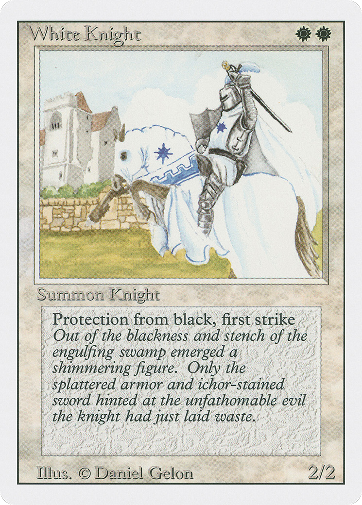 White Knight (3ED-044) - Revised Edition