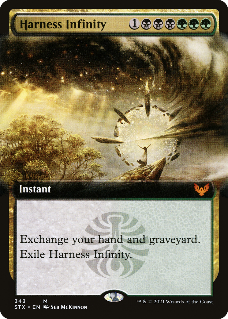 Harness Infinity (Extended Art) (STX-343) - Strixhaven: School of Mages: (Extended Art)