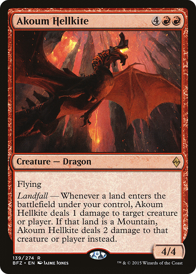 Akoum Hellkite (BFZ-139) - Bataille pour Zendikar