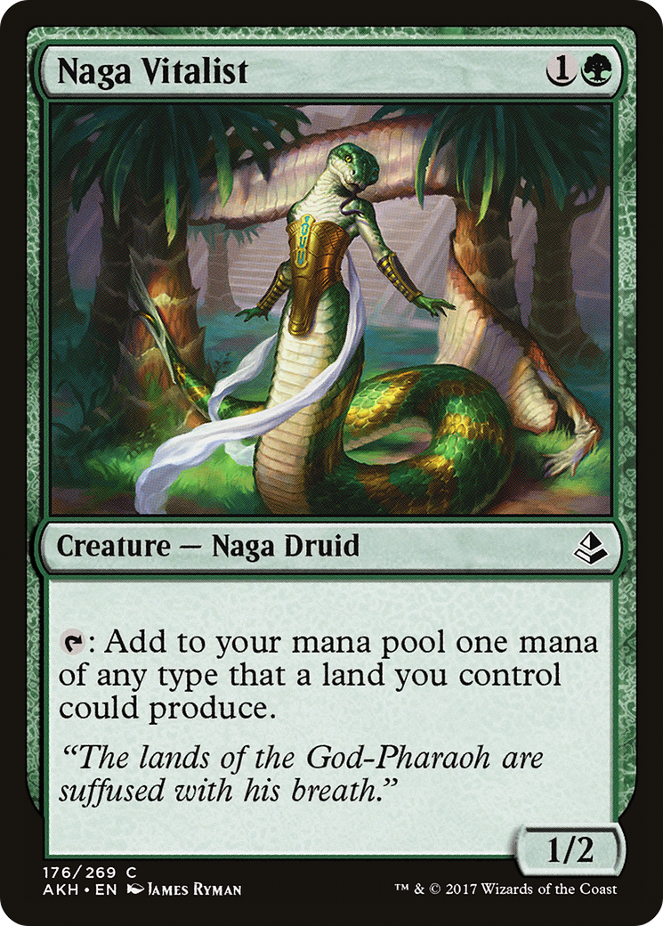 Naga Vitaliste (AKH-176) - Feuille d'Amonkhet 