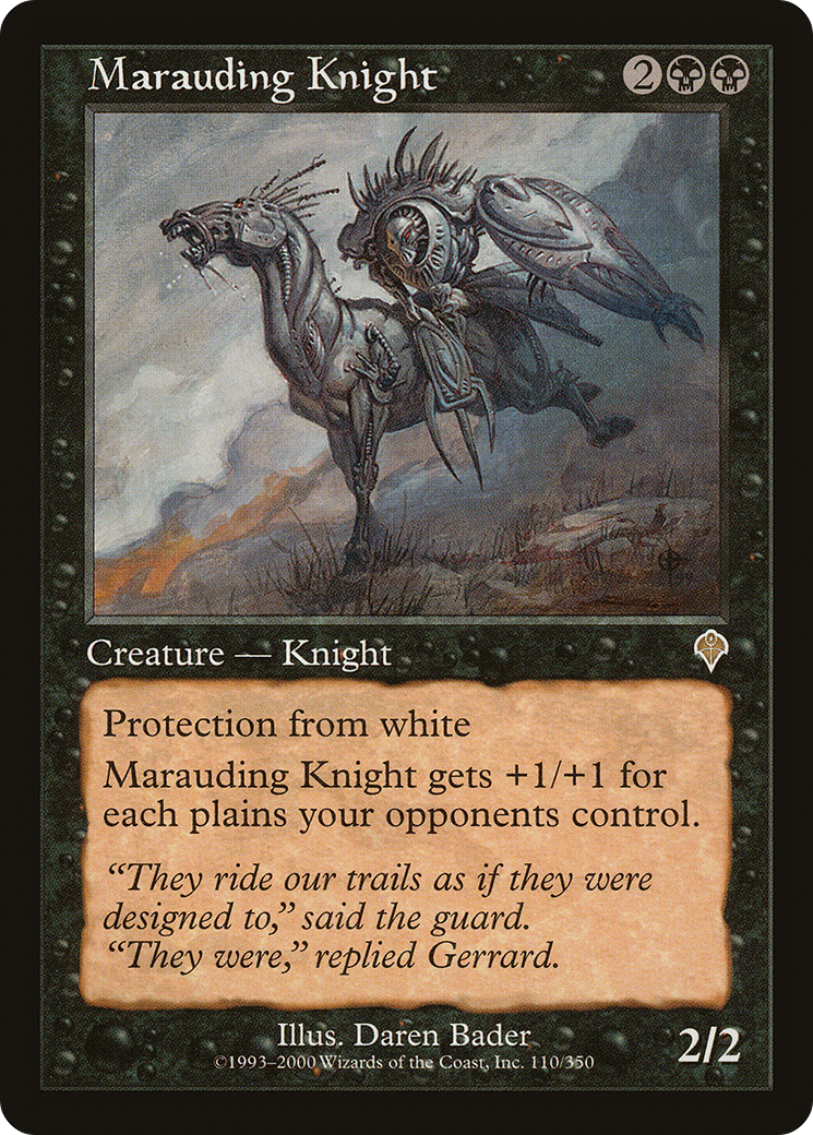 Chevalier maraudeur (INV-110) - Invasion Foil 