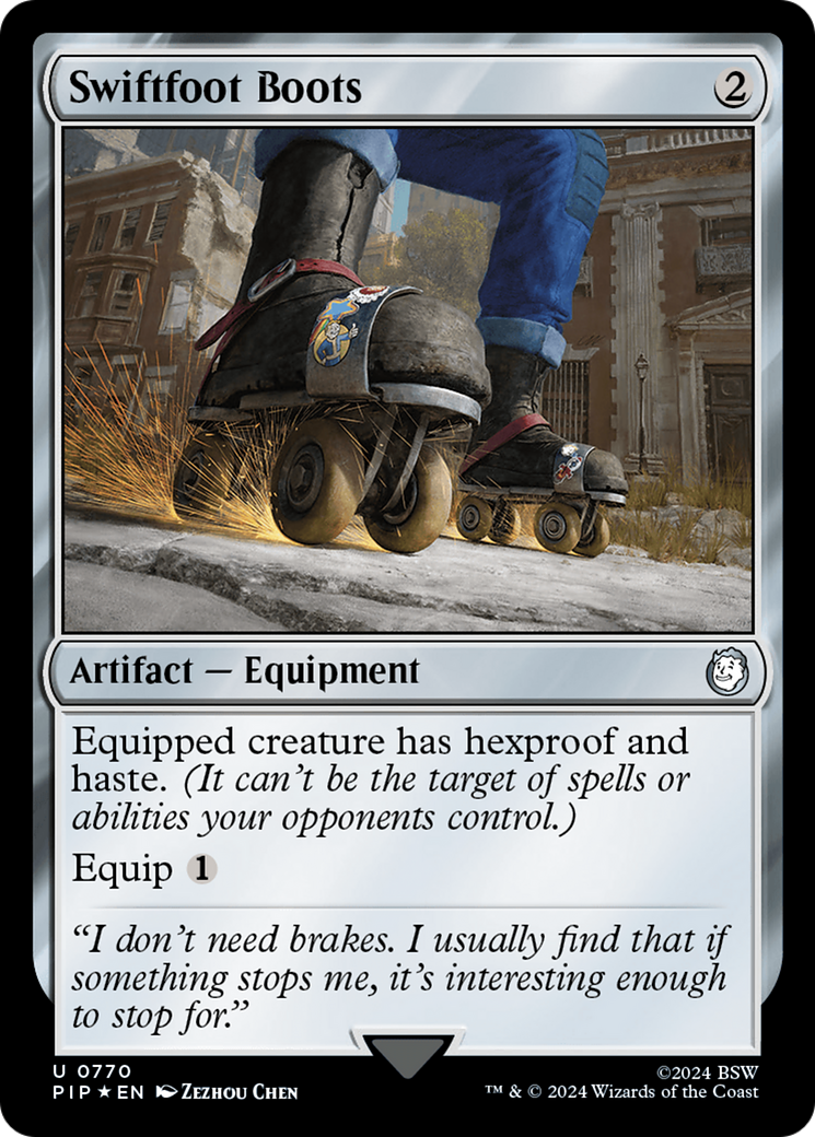 Swiftfoot Boots (Surge Foil) (PIP-770) - Fallout Foil