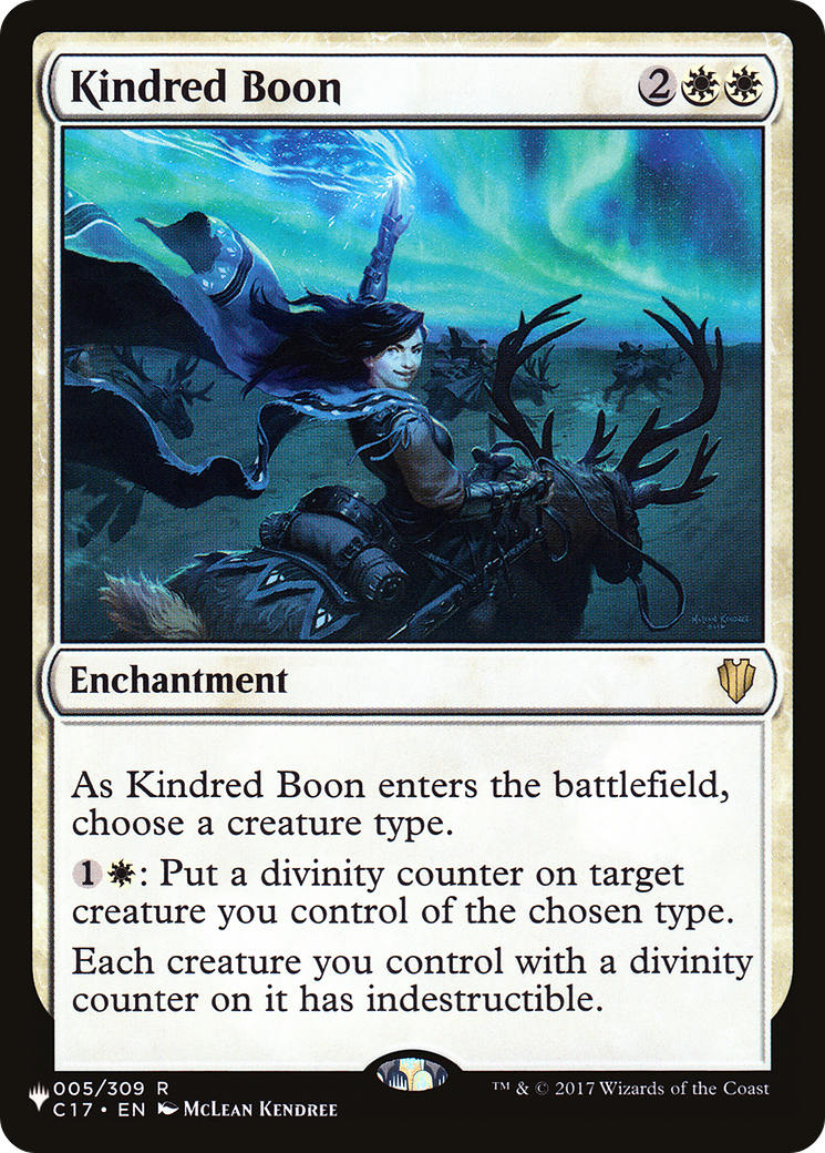 Kindred Boon (LIST-C17-5) - The List