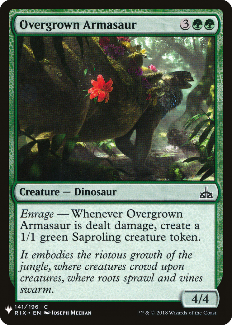 Overgrown Armasaur (LIST-RIX-141) - The List