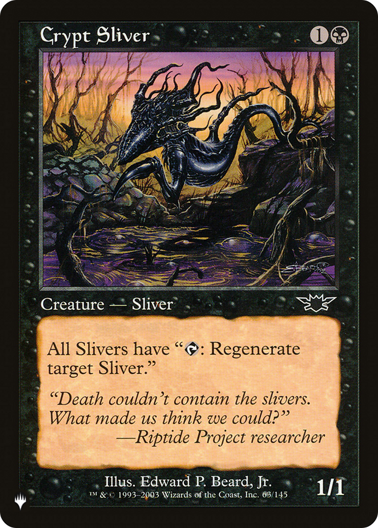 Crypt Sliver (LIST-63/145) - The List