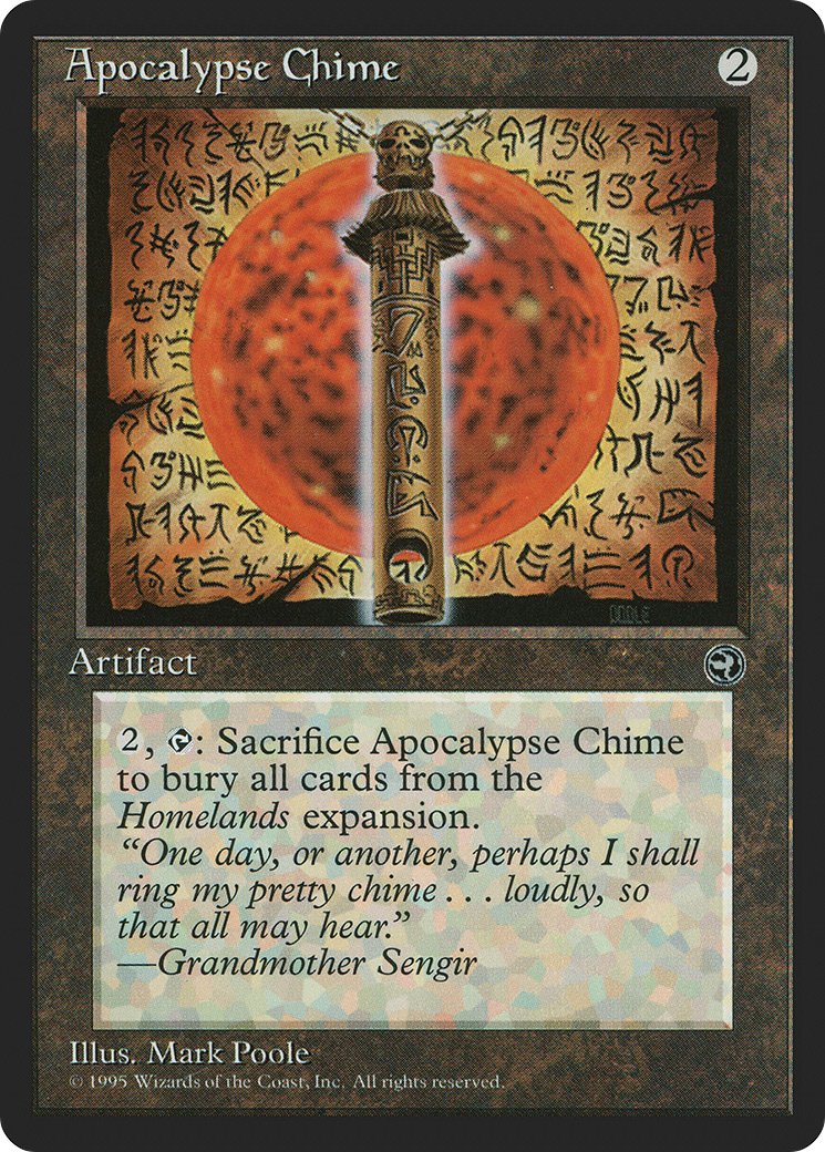 Apocalypse Chime (HML-) - Homelands