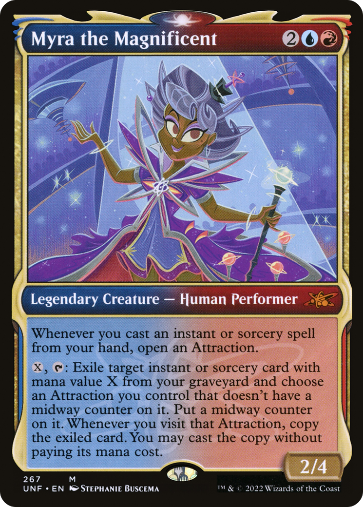 Myra the Magnificent (Showcase) (UNF-267) - Unfinity: (Showcase) Foil