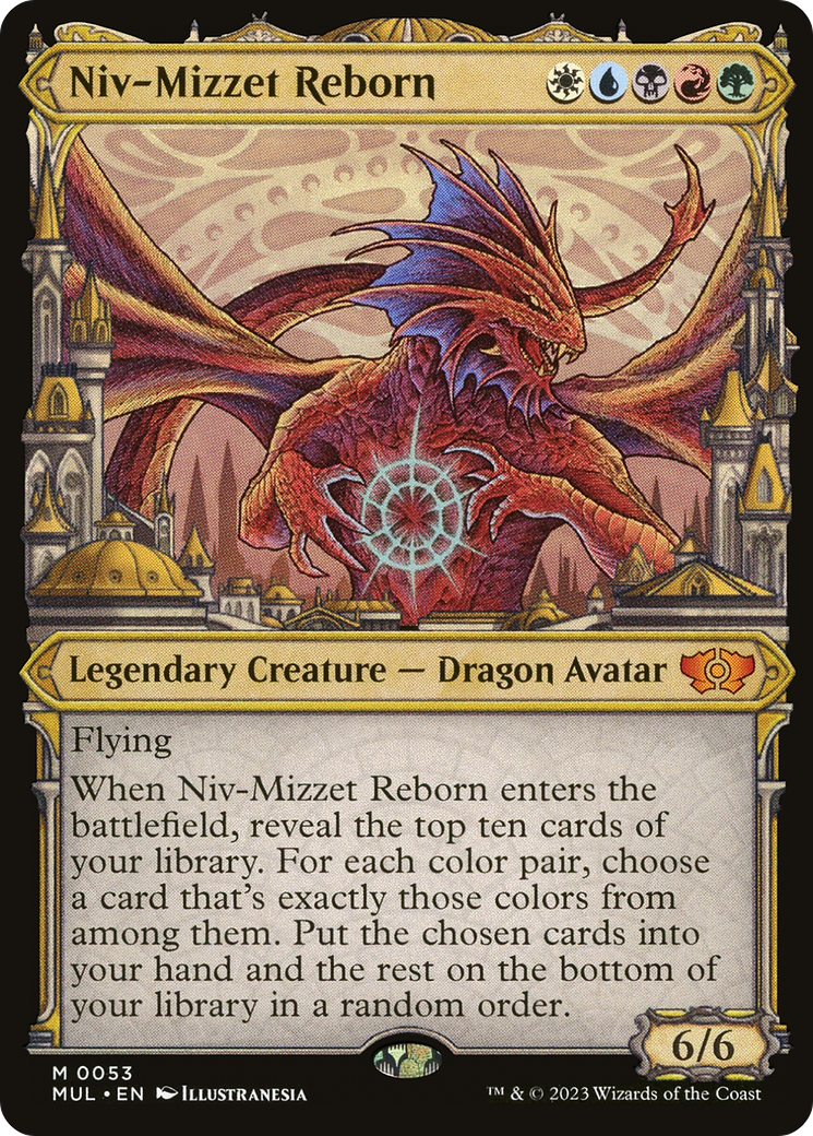 Niv-Mizzet Reborn (MUL-053) - Légendes Multivers : (Vitrine)