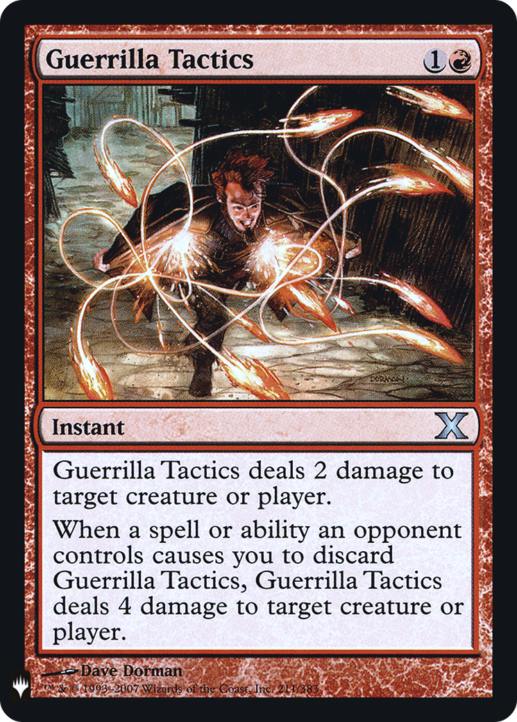 Guerrilla Tactics (LIST-211) - The List Foil