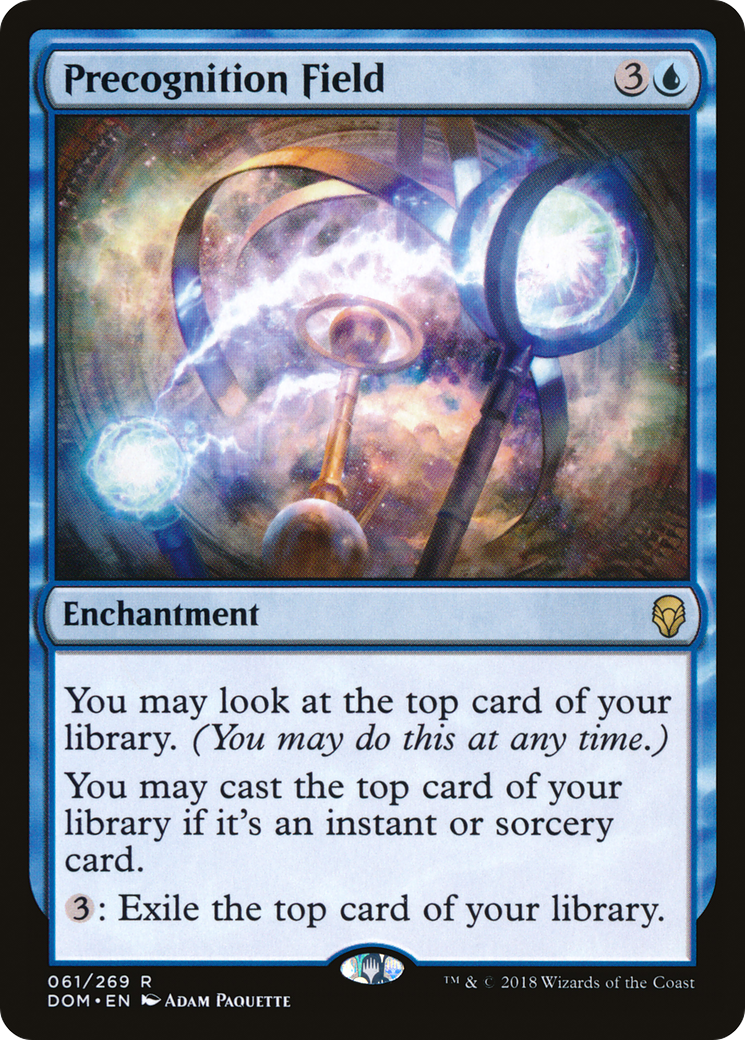 Champ de précognition (DOM-061) - Dominaria Foil 