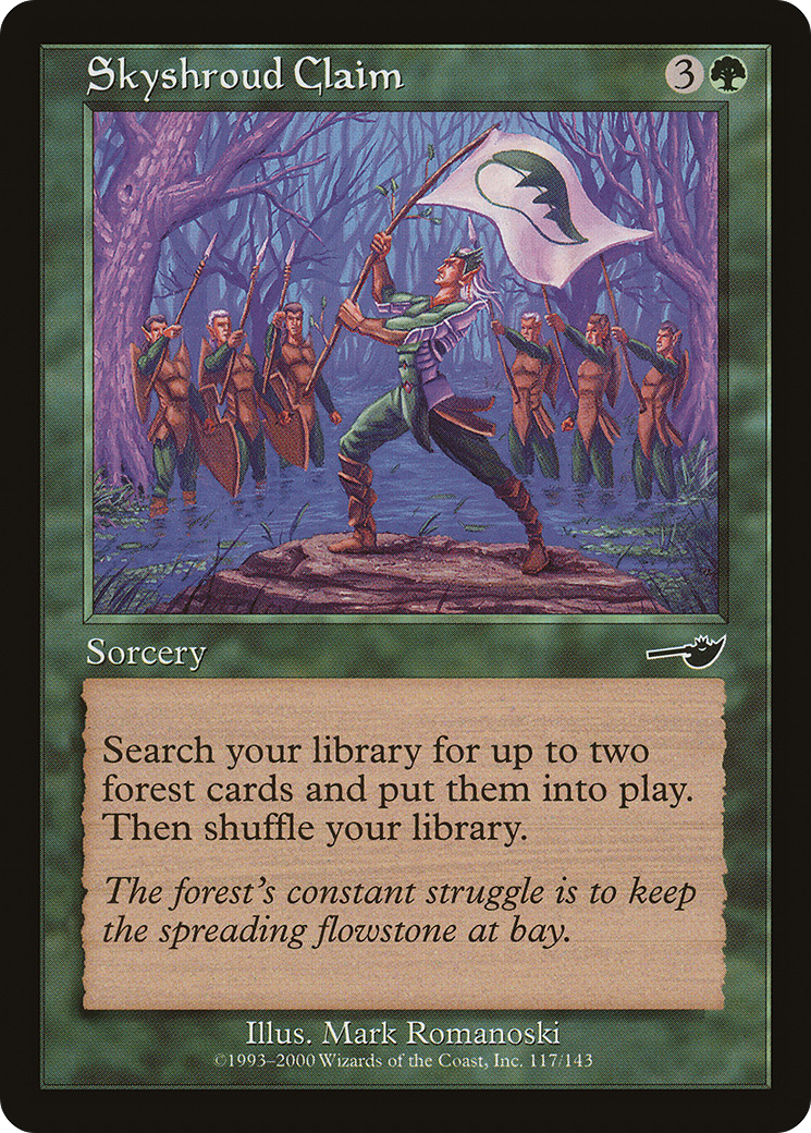 Réclamation de Skyshroud (NEM-117) - Nemesis Foil