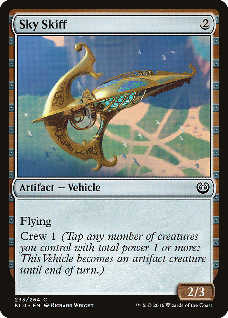 Sky Skiff (KLD-233) - Feuille de Kaladesh 