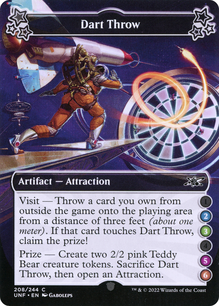 Lancer de fléchettes (UNF-208B) - Unfinity Foil 