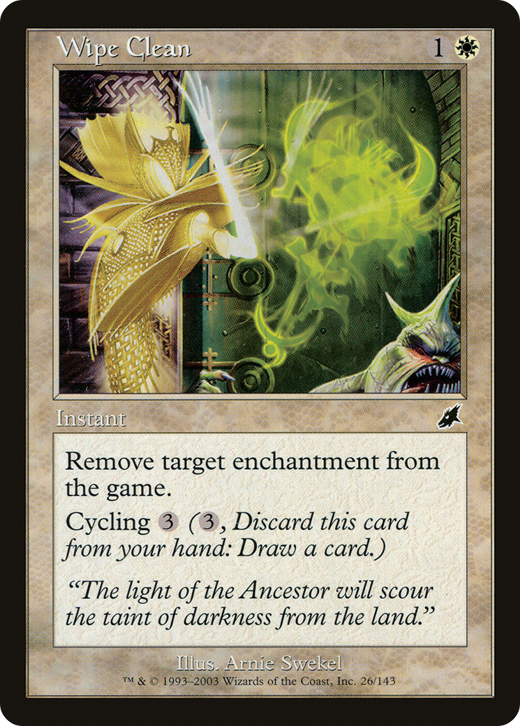 Wipe Clean (SCG-026) - Scourge
