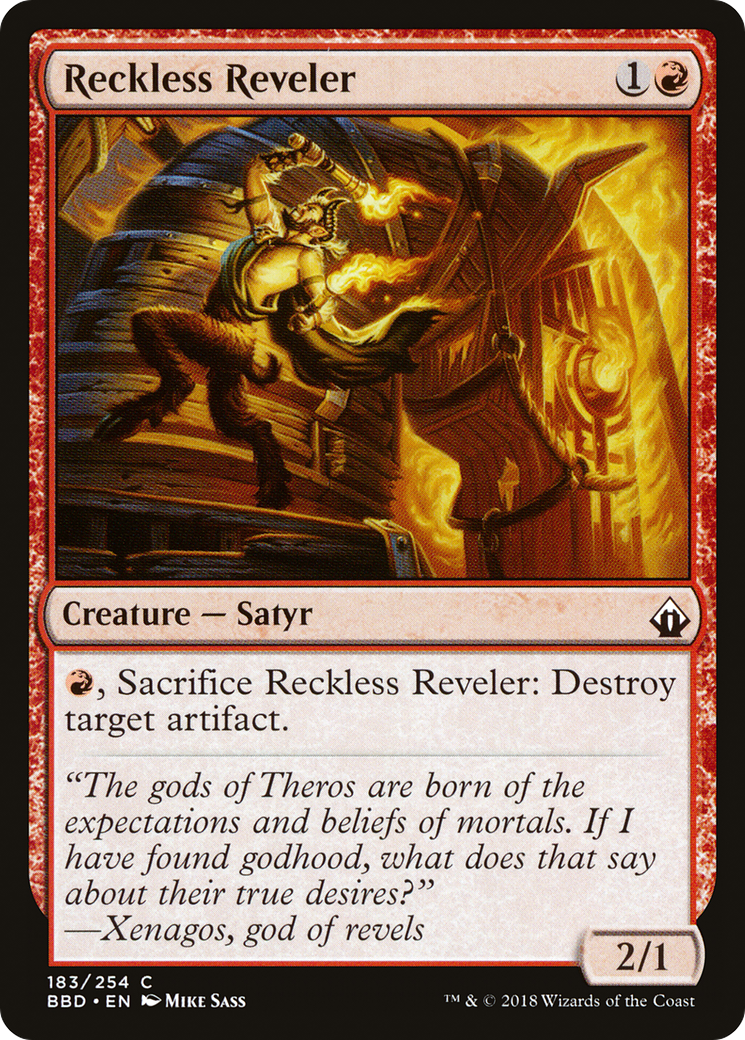 Reckless Reveler (BBD-183) - Battlebond Foil 