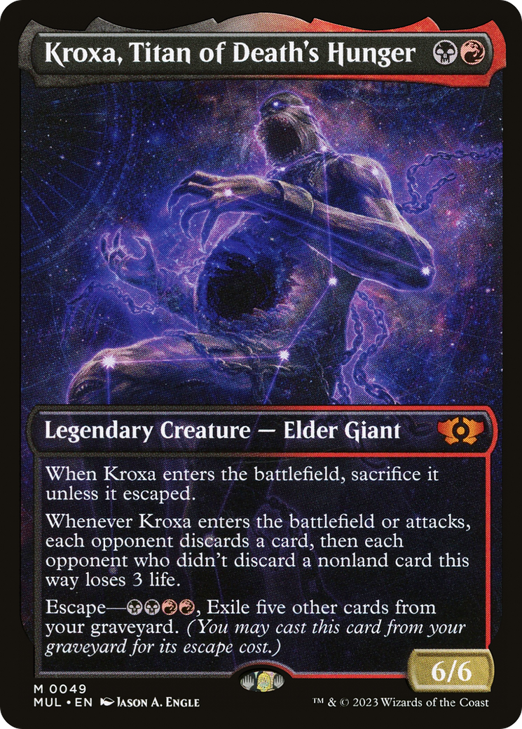 Kroxa, Titan of Death's Hunger (MUL-049) - Multiverse Legends: (Showcase)