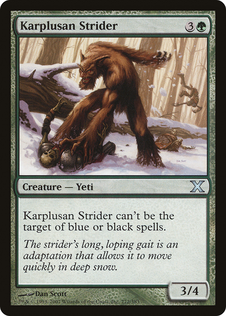 Karplusan Strider (10E-272) - Dixième édition