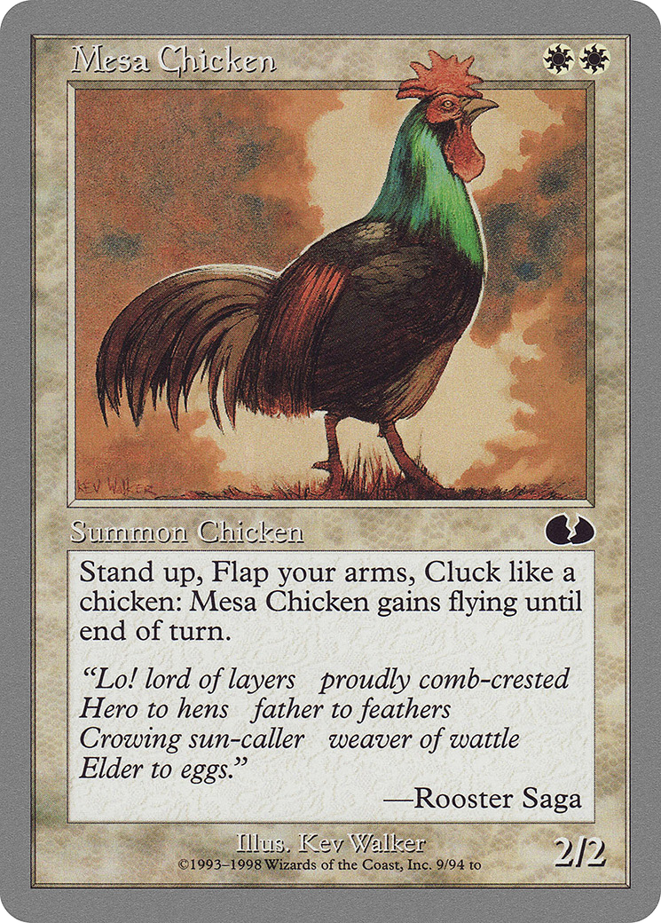 Poulet Mesa (UGL-009) - Non collé 