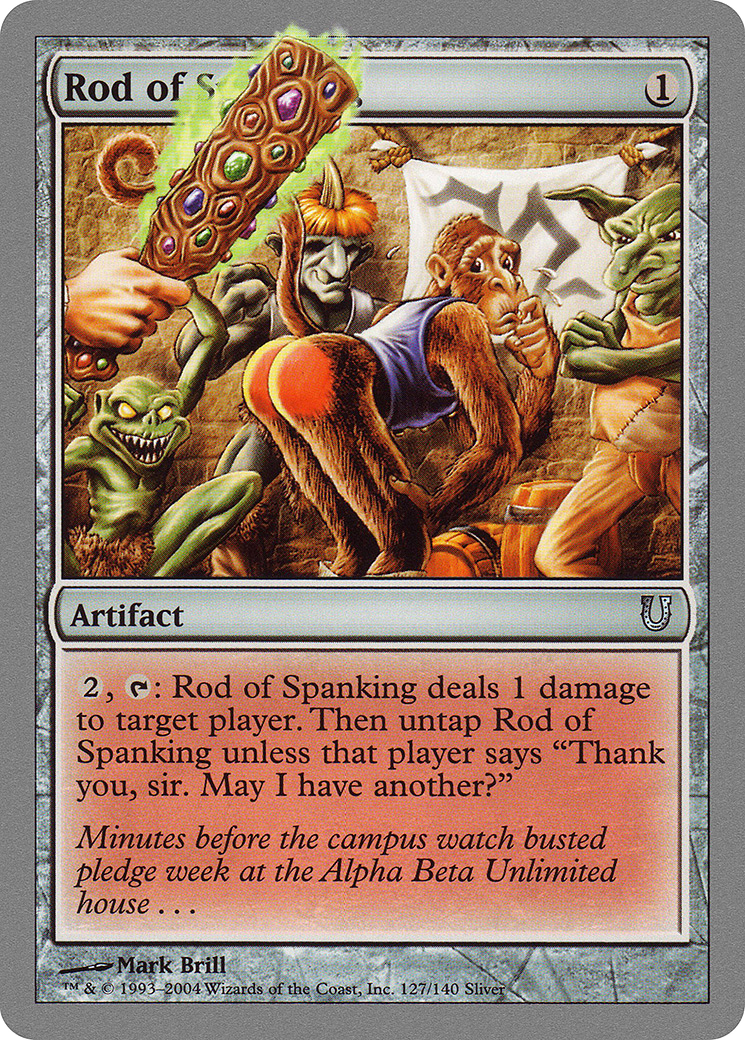 Bâton de fessée (UNH-127) - Unhinged Foil 