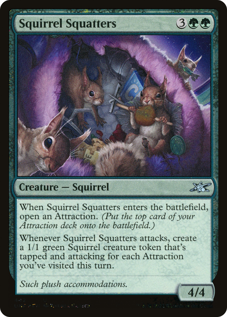 Squirrel Squatters (UNF-442) - Unfinity Foil 