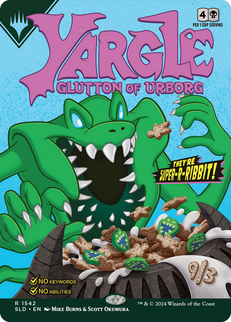 Yargle, glouton d'Urborg // Yargle, glouton d'Urborg (SLD-1542) - Feuille de butin Secret Lair 