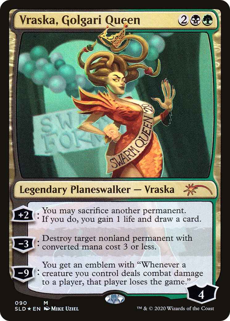 Vraska, Reine Golgari (SLD-090) - Feuille de butin Secret Lair 