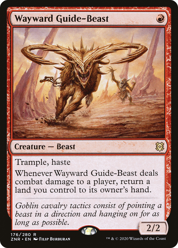 Wayward Guide-Beast (ZNR-176) - Zendikar Rising Foil