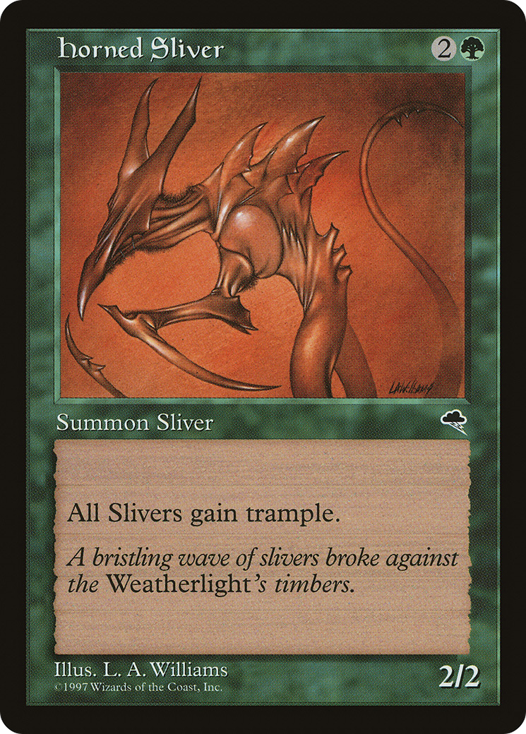 Sliver cornu (TMP-234) - Tempête
