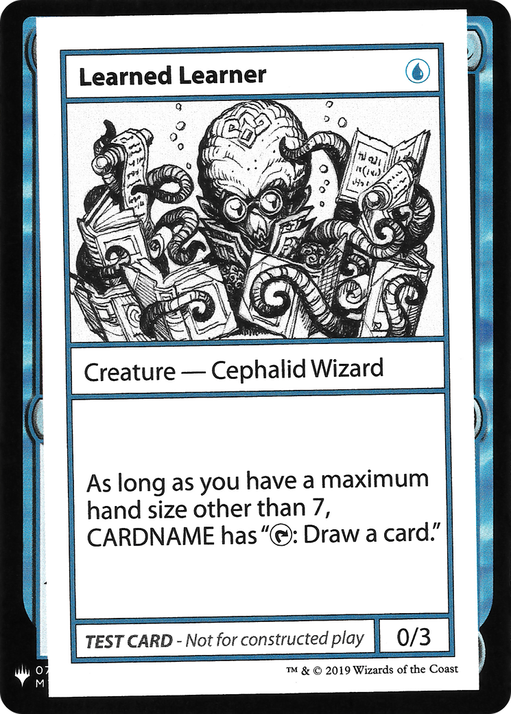 Apprenant instruit (CMB1-025) - Cartes de test Mystery Booster 2019