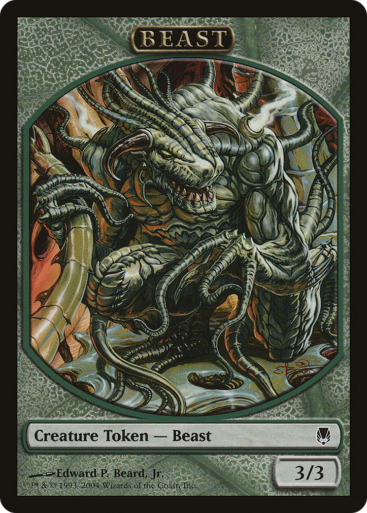 Beast Token (Darksteel) (MPRP-005) - Magic Player Rewards 2004