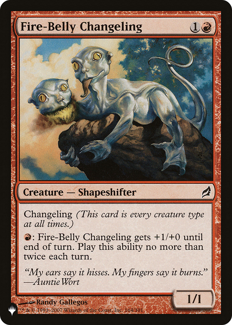 Fire-Belly Changeling (LIST-164) - The List