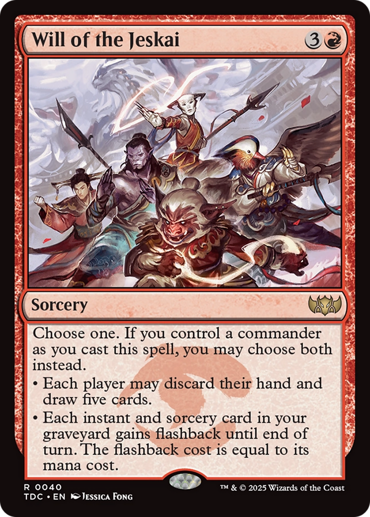 Volonté des Jeskaï (TDC-040) - Commandant : Tarkir : Tempête de Dragons 