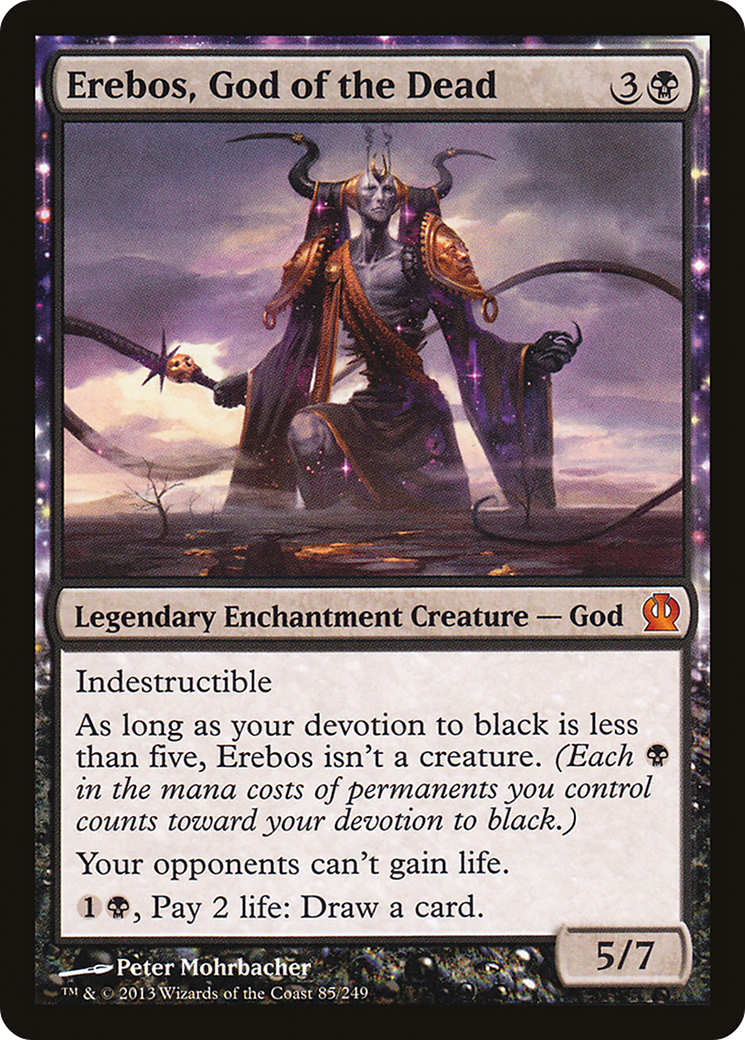 Érèbe, Dieu des Morts (THS-085) - Theros : (enchantement) Foil 