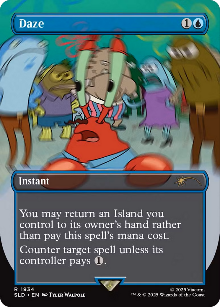 Daze (SLD-1934) - Secret Lair Drop (Borderless)