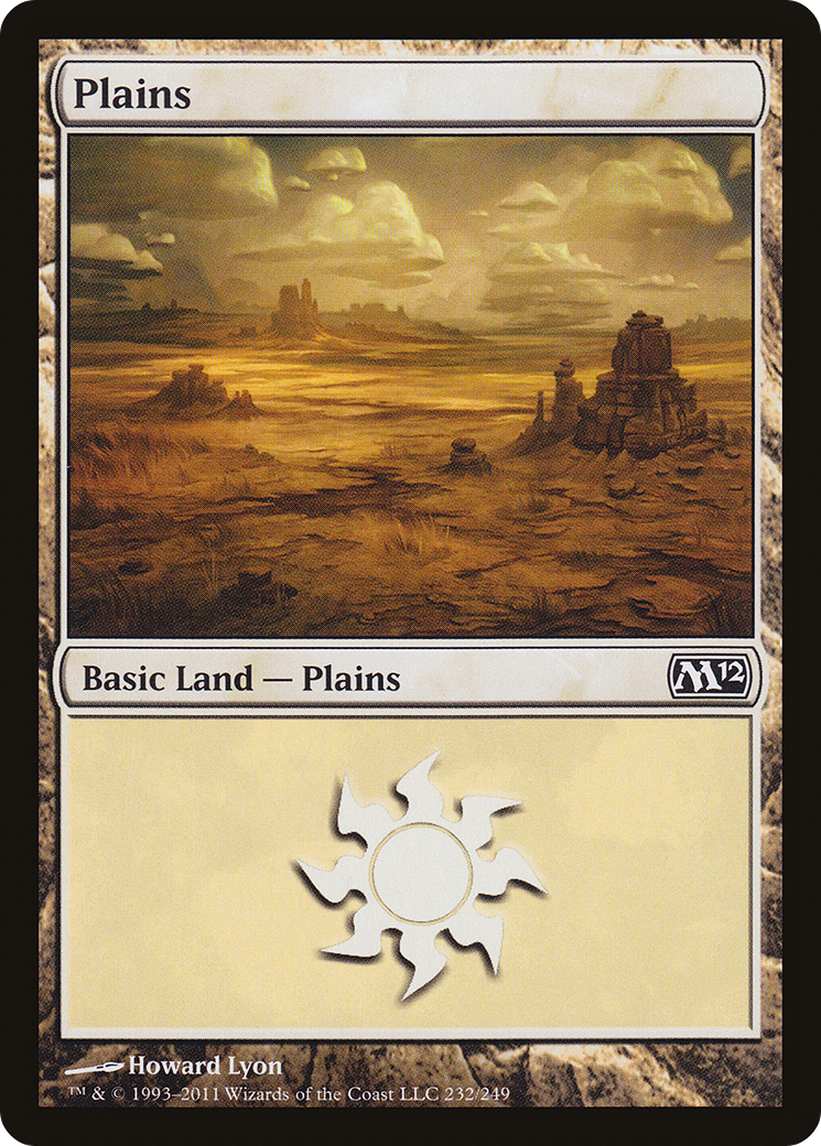 Plains (232) (M12-232) - Magic 2012 Foil