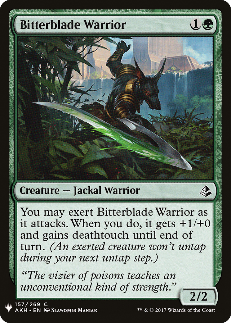 Bitterblade Warrior (LIST-AKH-157) - The List