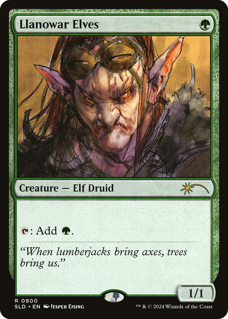 Llanowar Elves (SLD-800) - Secret Lair Drop