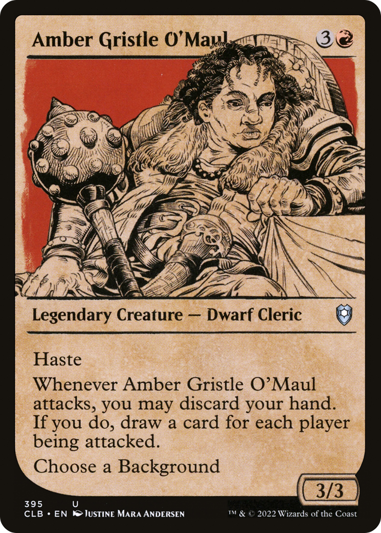 Amber Gristle O'Maul (CLB-395) - Commander Legends : La Bataille de Baldur's Gate : (Vitrine) 