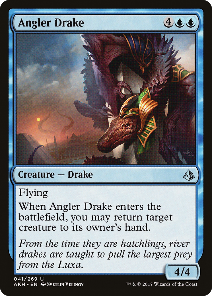 Angler Drake (AKH-041) - Feuille d'Amonkhet