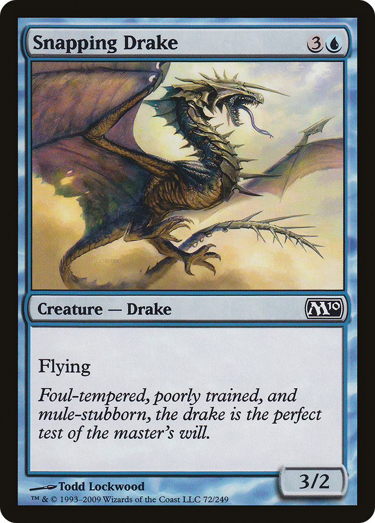 Snapping Drake (M10-072) - Magic 2010 Foil