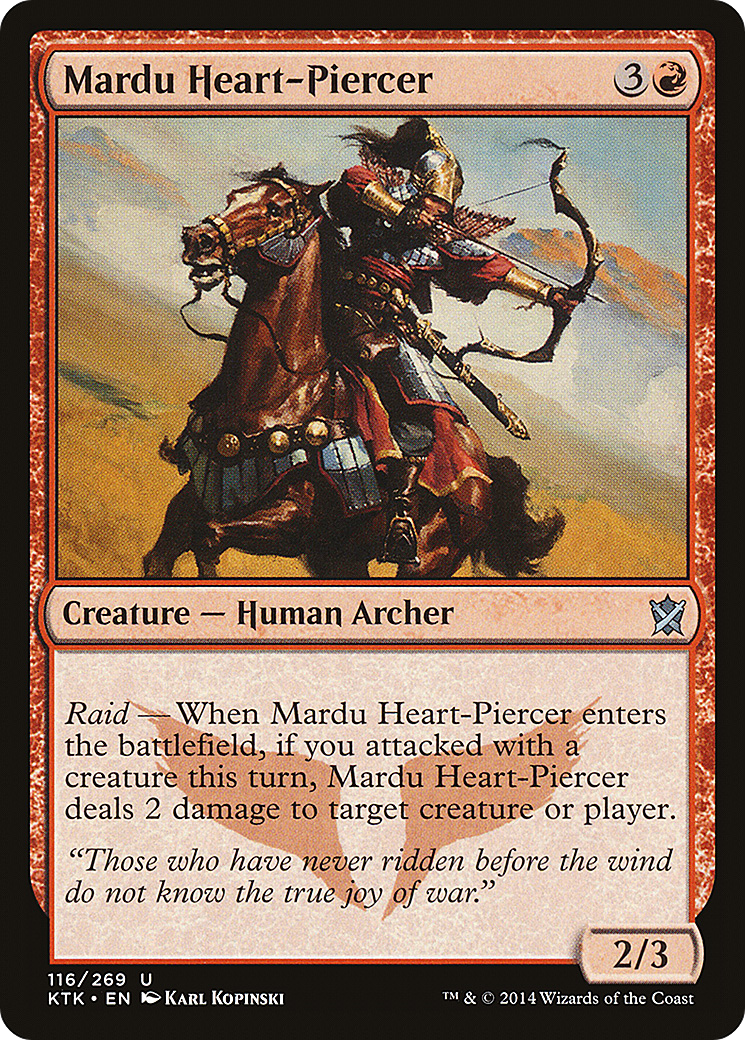 Mardu Heart-Piercer (KTK-116) - Khans of Tarkir Foil