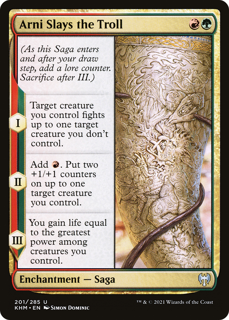 Arni tue le troll (KHM-201) - Kaldheim Foil 