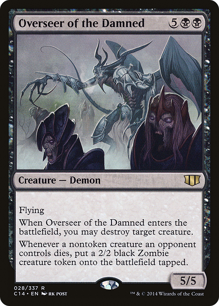 Overseer of the Damned (C14-028) - Commander 2014