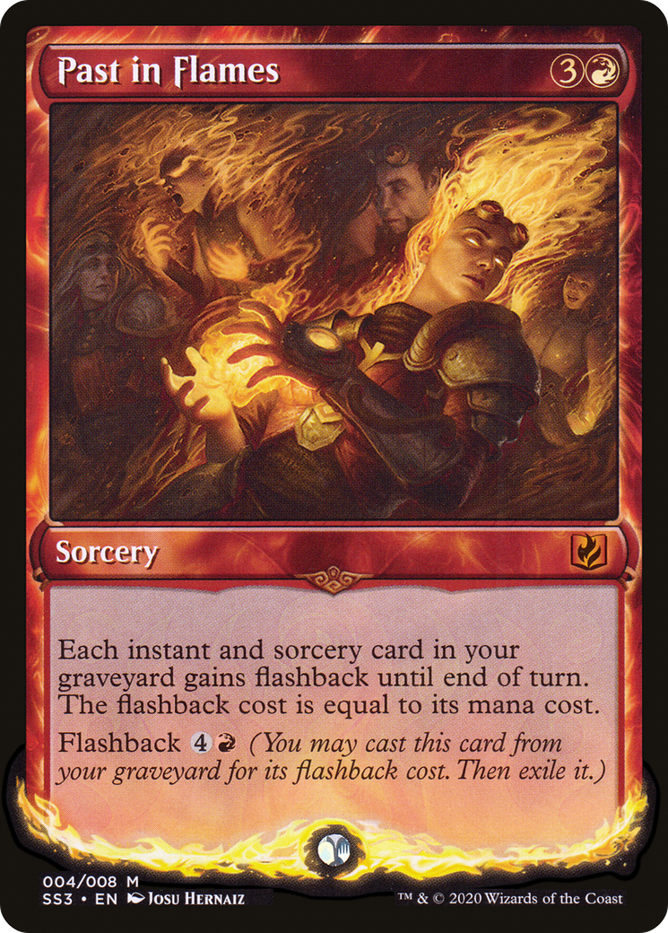 Le Passé en Flammes (SS3-004) - Grimoire Signature : Chandra Foil 