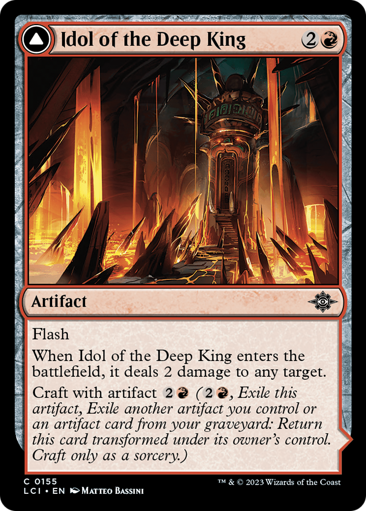 Idol of the Deep King (LCI-155) - The Lost Caverns of Ixalan