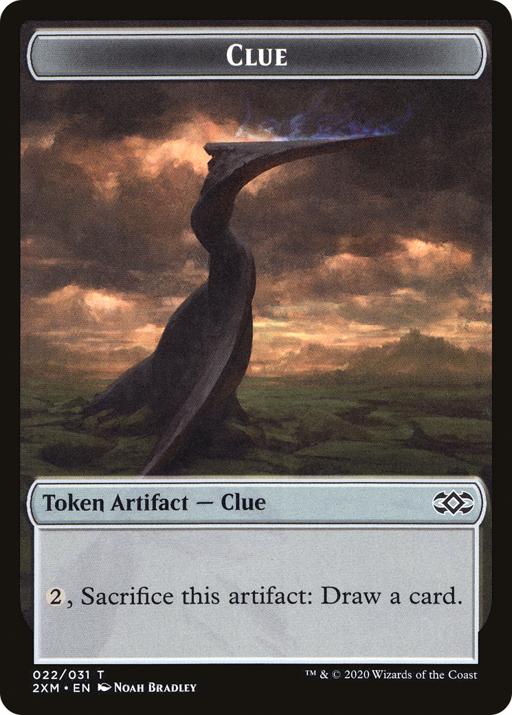 Clue (T2XM-022) - Double Masters Tokens Foil
